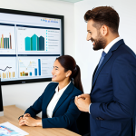 **

A professional fund investment advisor, fully clothed in a modest business suit, is having a friendly consultation with a client (also fully clothed). They are seated at a desk in a modern, brightly lit office.  The background includes financial charts and graphs subtly displayed.  Safe for work, appropriate content, perfect anatomy, natural proportions, professional setting, family-friendly.

**