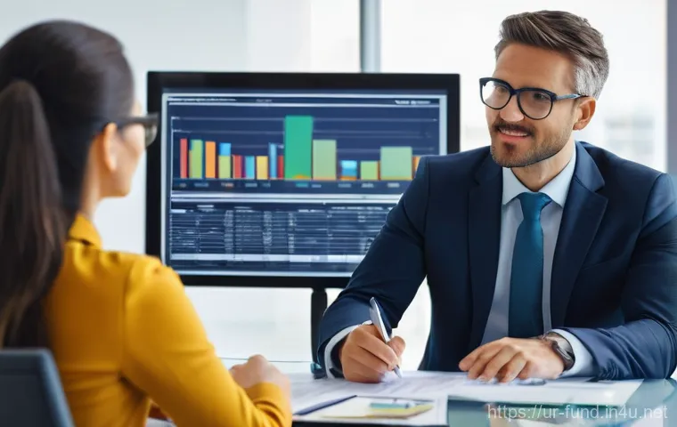 펀드투자상담사 자격증 합격 후기 - **Prompt 1: The Financial Study Journey and Breakthrough**
    A young adult, sitting at a wooden de...