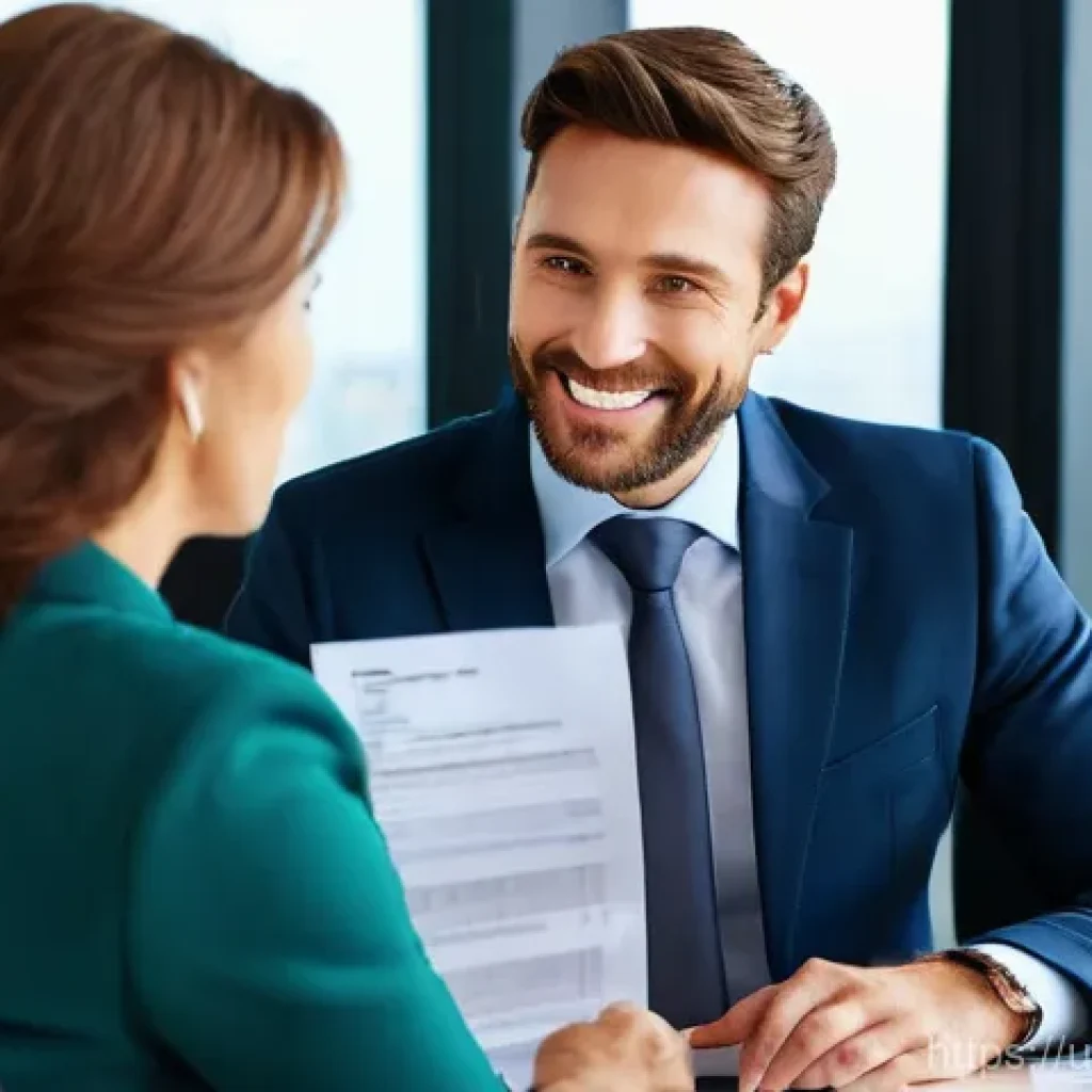 펀드투자상담사로서 성장하기 위한 팁 - **Prompt 1: Building Trust and Long-Term Client Relationships**
    "A male financial advisor, in hi...