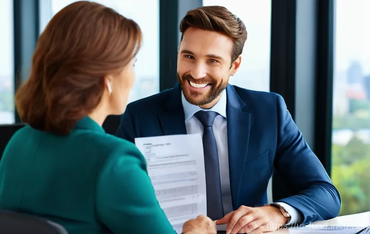 펀드투자상담사로서 성장하기 위한 팁 - **Prompt 1: Building Trust and Long-Term Client Relationships**
    "A male financial advisor, in hi...