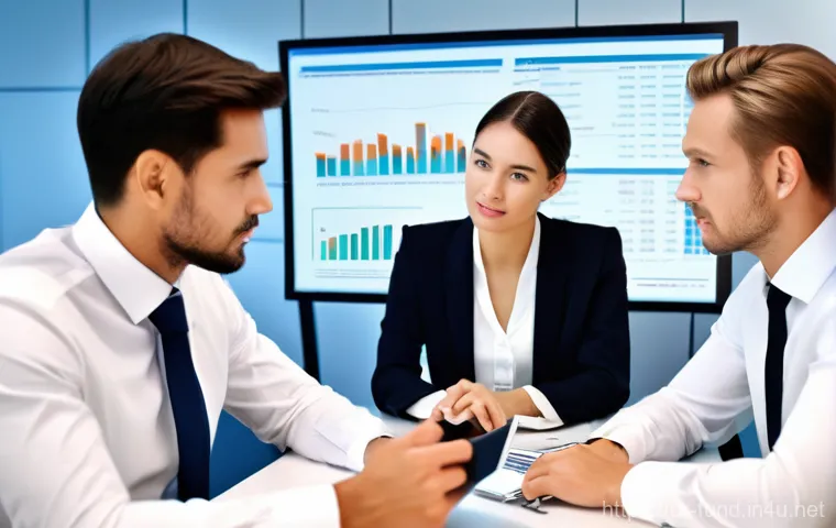 펀드투자상담사로서 성장하기 위한 팁 - **Prompt 1: Building Trust and Long-Term Client Relationships**
    "A male financial advisor, in hi...