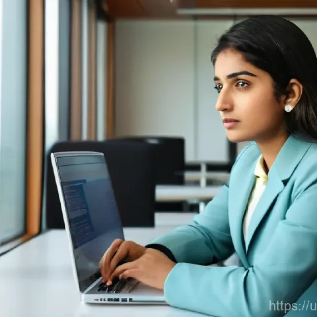 펀드투자상담사와 자격증 시험 후기 - **Prompt:** A thoughtful and determined young Pakistani woman in her early 20s, dressed in a profess...