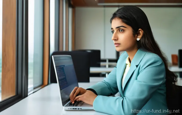 펀드투자상담사와 자격증 시험 후기 - **Prompt:** A thoughtful and determined young Pakistani woman in her early 20s, dressed in a profess...