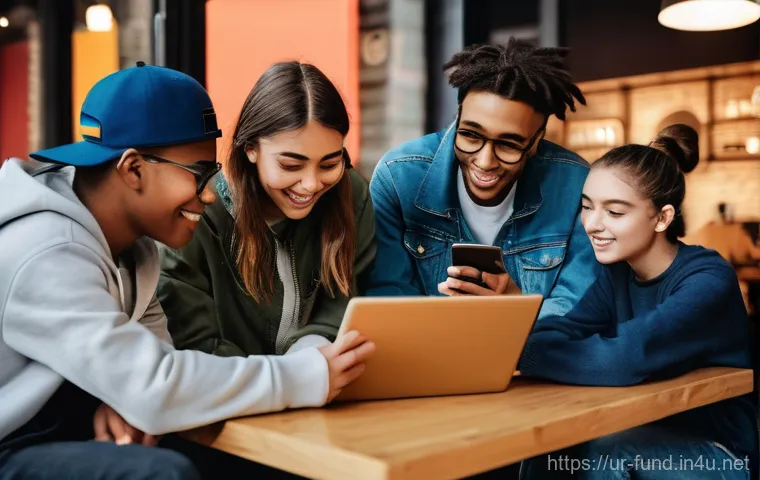 펀드투자상담사 관련 금융 기술 동향 - **Prompt:** A cozy, well-lit living room where a smiling young woman, in her early 30s, is comfortab...