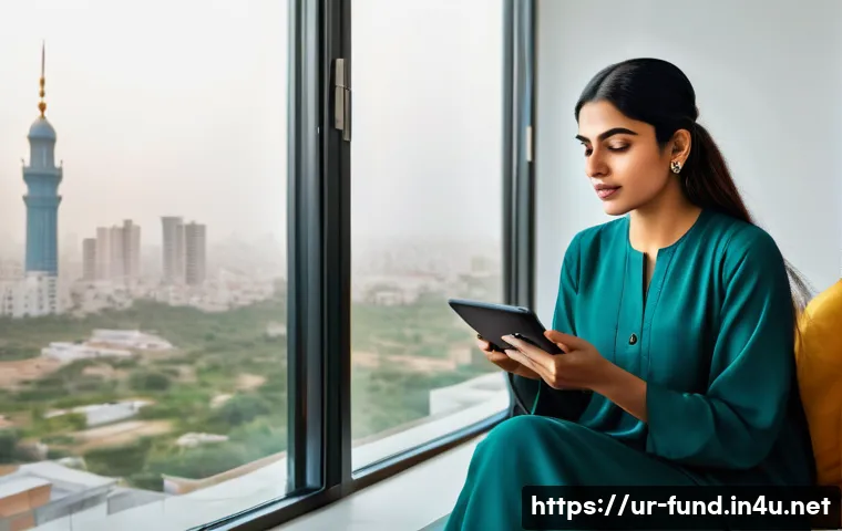 펀드투자상담사와 금융 상품 트렌드 - **Modern Pakistani Digital Investor at Home:**
    "A young Pakistani woman in her late 20s, dressed...