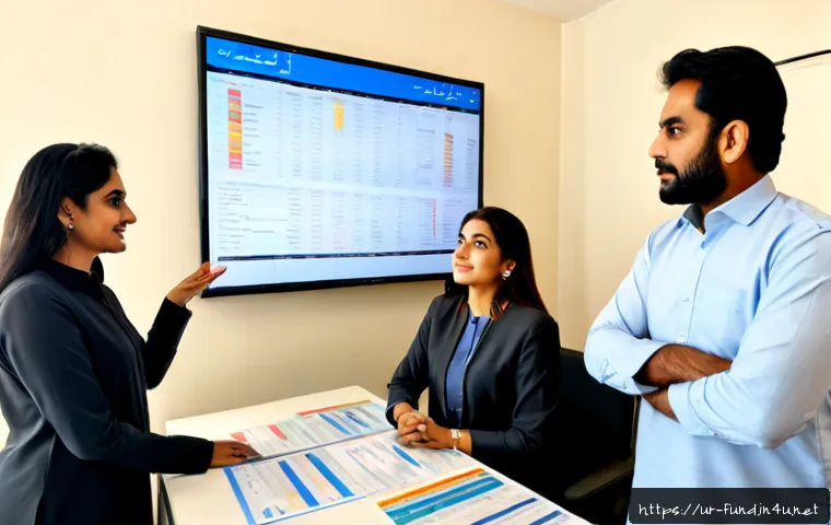 펀드투자상담사로서 금융 리더십 키우는 법 - Photorealistic Pakistani fund investment advisor leading a collaborative strategy meeting with diver...